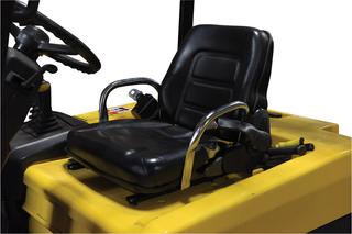 Vinyl Fork Truck Seats with Seat Belt Option Image