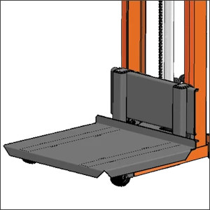 Counterweight Stackers - Adjustable 25" Forks Option Image