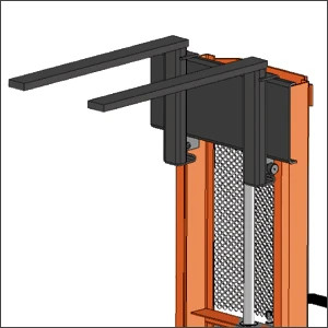 Counterweight Stackers - Adjustable 25" Forks Option Image
