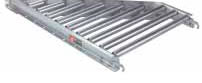 138P Painted Gravity Roller Conveyors - 1.375 In. Dia. x 18 Ga. - 5 Ft. Straight Section Option Image