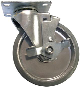 20 Series Rigid Light-Medium Duty Casters - 3 Inch - Soft Rubber Option Image